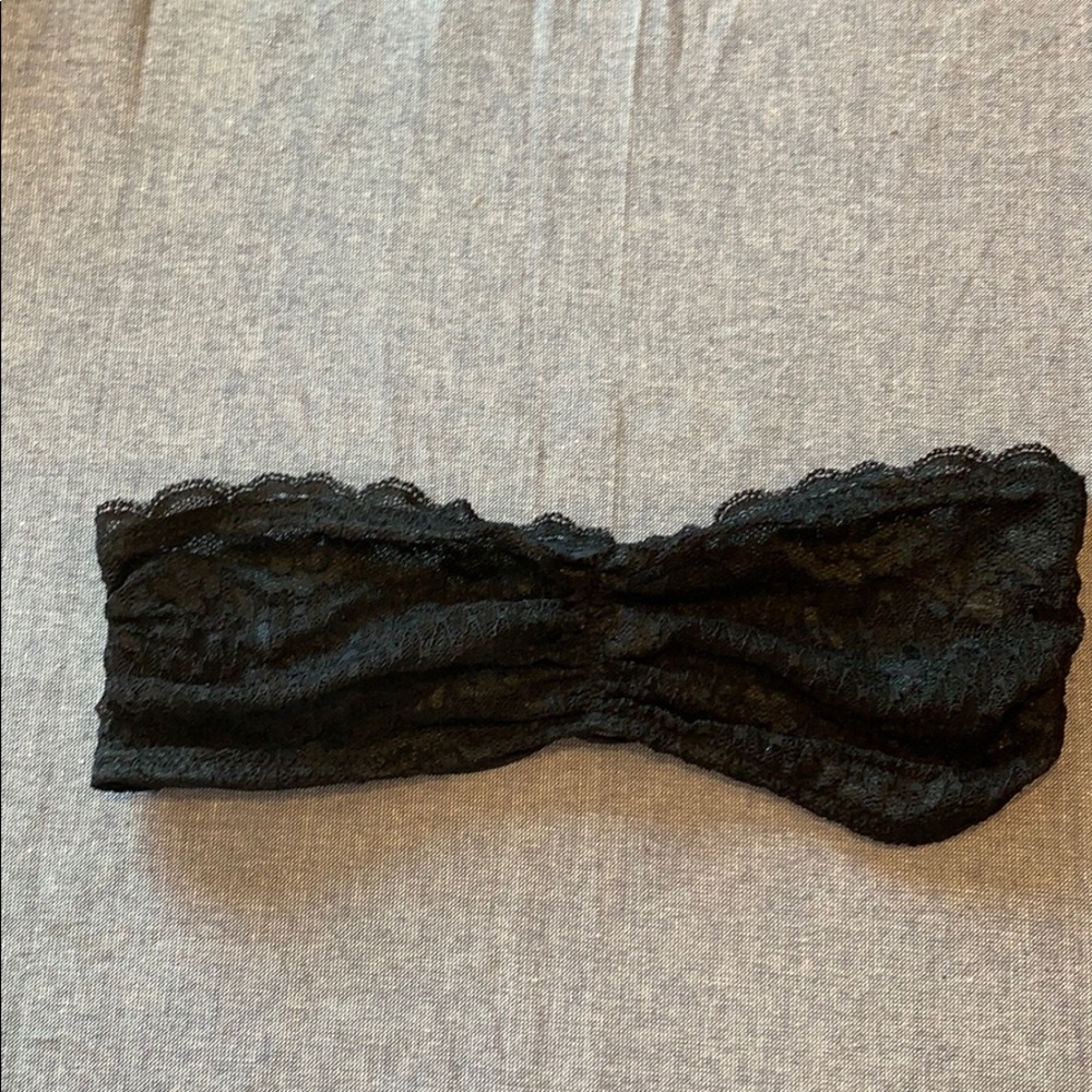 LAST CHANCE ** BOGO Free** Free People black bandeau bralette size S